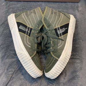 Lace Up High Top Vans Olive Sk8-Hi Fym Issue Us Men Size 8 Women 9.5